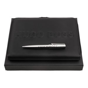 Zestaw upominkowy HUGO BOSS długopis i teczka A5 - HSH2094B + HTM209A P091663P PM-HPBM209