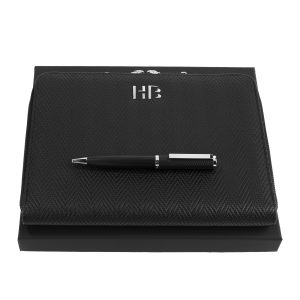 Zestaw upominkowy HUGO BOSS długopis i teczka A5 - HSI1064B + HTM106A P091662P PM-HPBM106