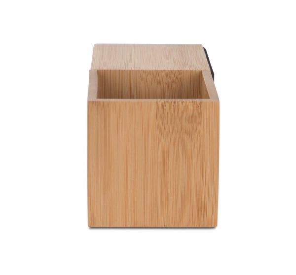 Zegar z przybornikiem na biurko BAMBOO P001661A