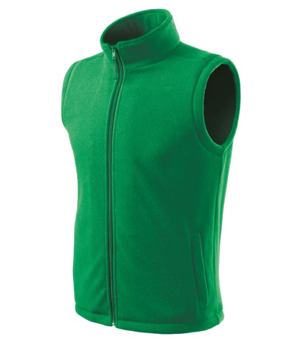 Kamizelka polarowa unisex Next P023788F zieleń trawy