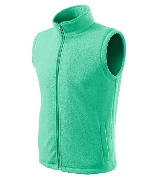 Kamizelka polarowa unisex Next P023788F miętowy