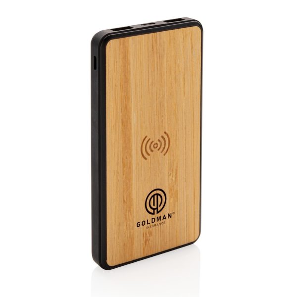 Bezprzewodowy power bank 8000 mAh, ładowarka bezprzewodowa 5W, RABS P045392X