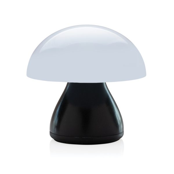 Lampka na biurko Luming, plastik z recyklingu P051908X czarny