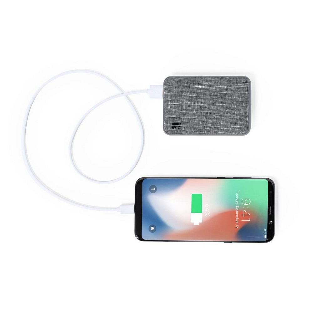 Power bank 5000 mAh RPET P039294X AX-V8321-15