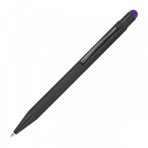Długopis metalowy touch pen soft touch OHARA P109218G fioletowy