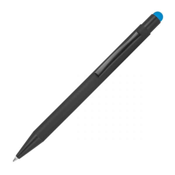Długopis metalowy touch pen soft touch OHARA P109218G jasnoniebieski