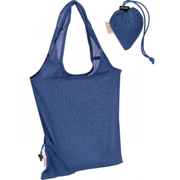 Torba bawełniana z recyklingu 118 g/m2 Modena P109180G niebieski
