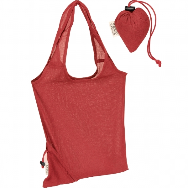 Torba bawełniana z recyklingu 118 g/m2 Modena P109180G czerwony