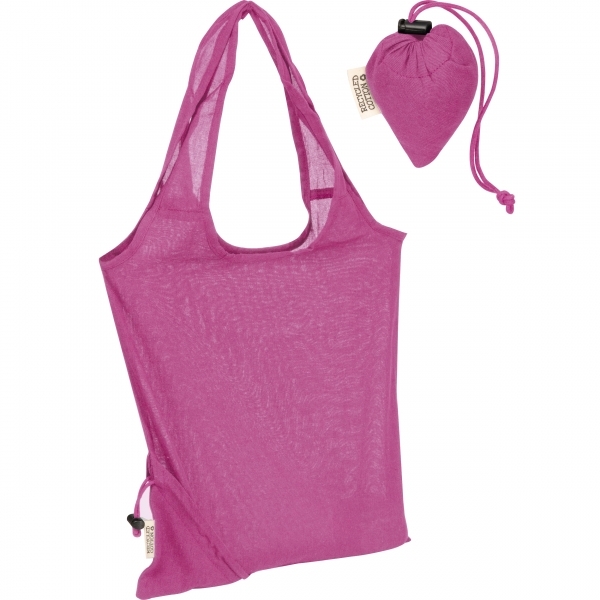 Torba bawełniana z recyklingu 118 g/m2 Modena P109180G różowy