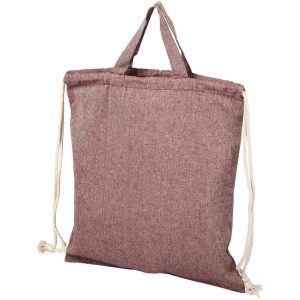 Plecak Pheebs z bawełnianym sznurkiem ściągającym z recyklingu o gramaturze 150 g/m² P068735C PFC-12045904
