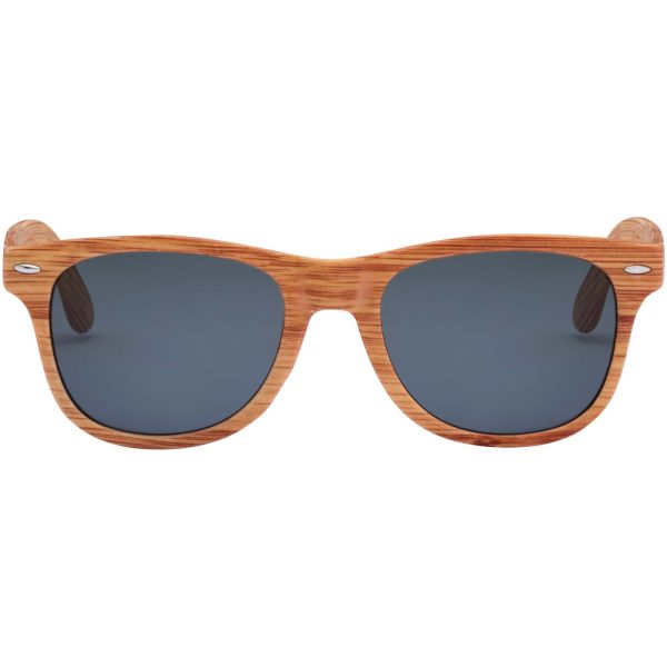 Okulary przeciwsłoneczne Mira z oprawkami z imitacji drewna P109782C