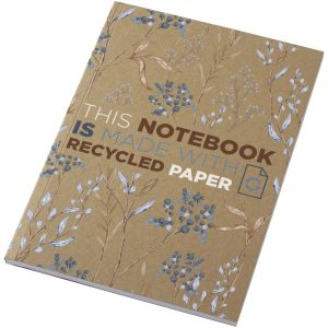 Notatnik A5 Novella Austen z miękką okładką z materiału z recyklingu, papier pakowy — 50 kartek  P109957C PFC-21026506
