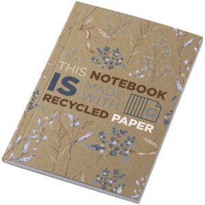 Notatnik A6 Novella Austen z miękką okładką z materiału z recyklingu, papier pakowy — 50 kartek P109959C PFC-21026706