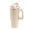 Próżniowy kubek do picia DRINK DELUXE. P106449I beżowy