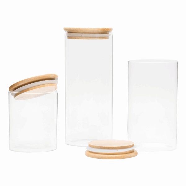 Szklany słoik ECO STORAGE S, pojemność ok. 450 ml P006397I