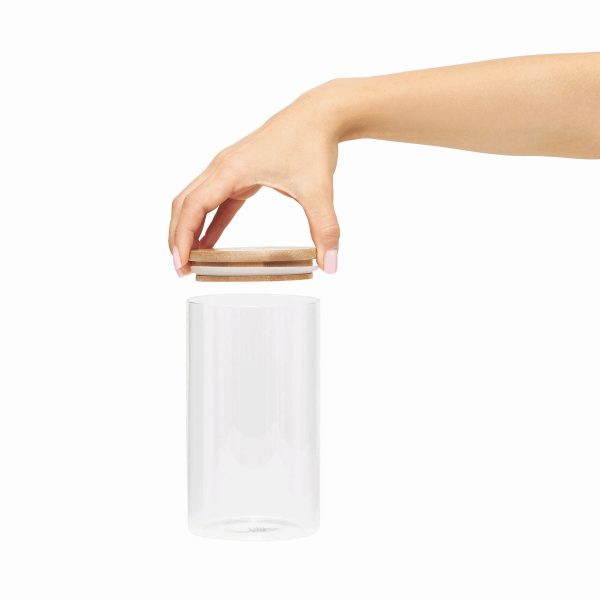 Szklany słoik ECO STORAGE M, pojemność ok. 700 ml P006398I