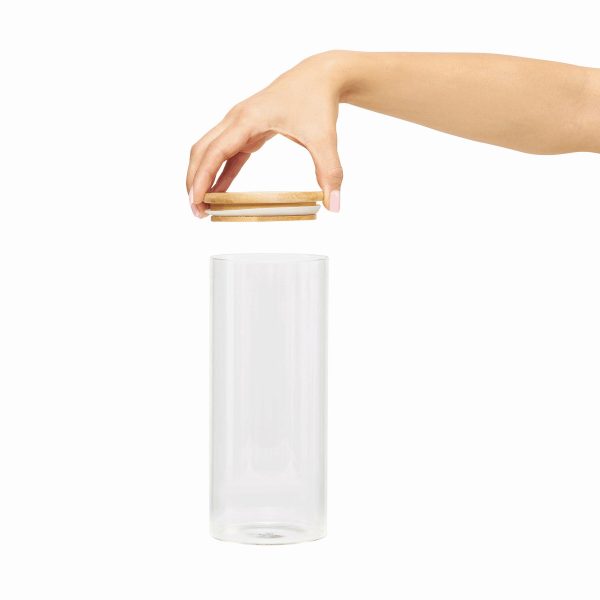 Szklany słoik ECO STORAGE L, pojemność ok. 850 ml P006399I