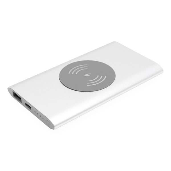 Powerbank WIRELESS POWER P006072I srebrny
