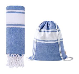 Ręcznik plażowy / worek ze sznurkami P117352D AN-AP733854-W