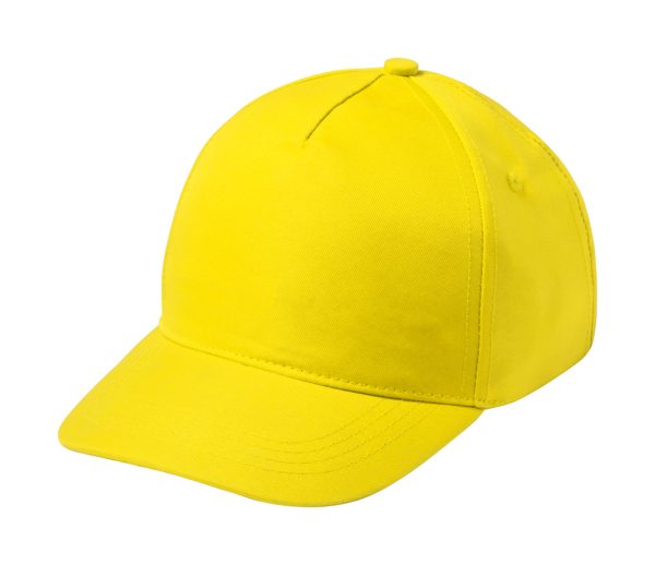 Czapka z daszkiem P120193D żółty