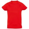 Dziecięcy T-shirt sportowy P120227D czerwony