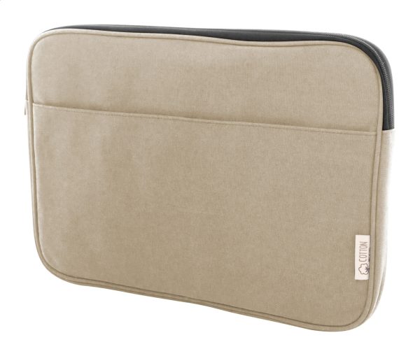 Torba na laptopa z płótno z recyklingu P118476D beżowy