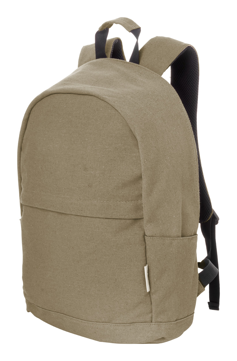 Plecak z płótno z recyklingu  P118482D AN-AP808145-W