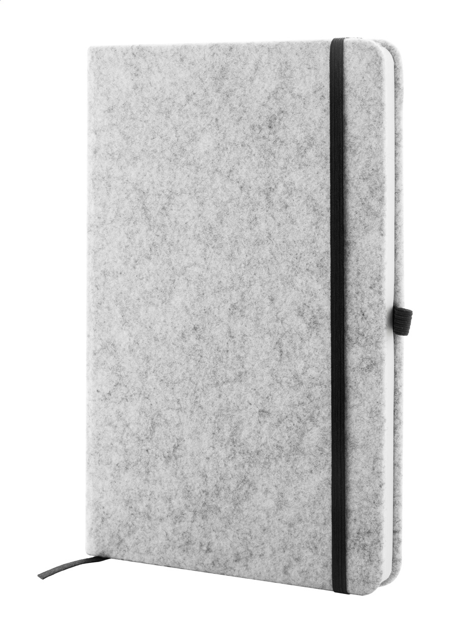 Notes z okładką z filcu RPET P119089D AN-AP808171-W