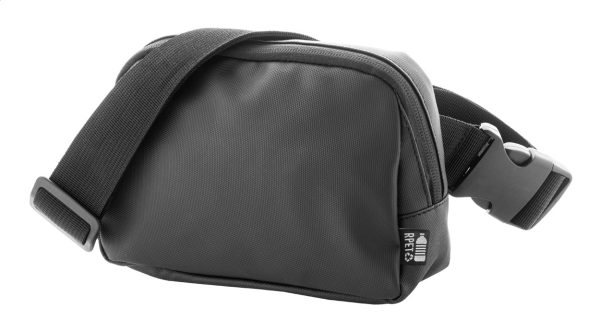 Torba biodrowa RPET P118693D czarny