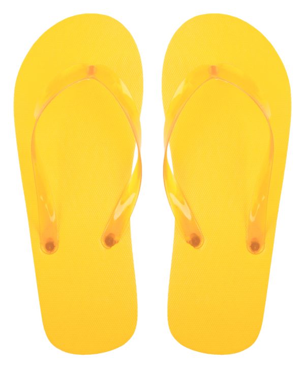 Klapki plażowe P115780D żółty