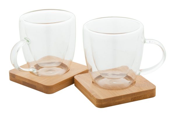 Szklany zestaw do espresso / filiżanki P114639D