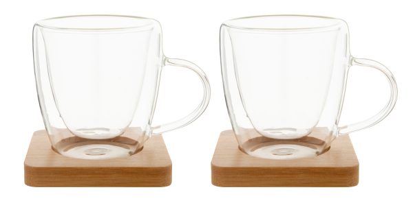 Szklany zestaw do espresso / filiżanki P114639D