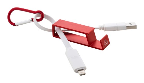 Kabel USB do ładowania P118950D czerwony