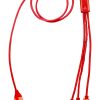 Kabel USB do ładowania P118954D czerwony