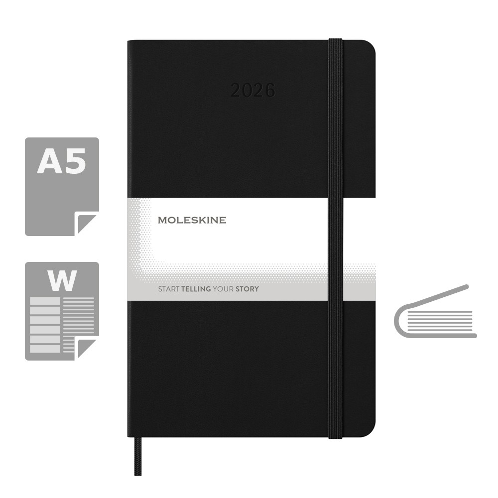 Kalendarz MOLESKINE 2026 P104891X AX-VM399-W