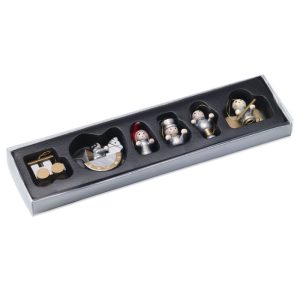 Komplet 6 zawieszek na choinkę P016730O MI-CX1349-99