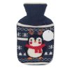 Termofor na gorącą wodę 250 ml P067303O francuski granat