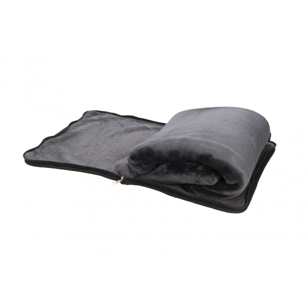 Koc i poduszka 2 w 1 AMIATA Schwarzwolf P109668P