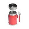 Termos obiadowy ze sztućcem Classic 0.4 L Hot Coral Stanley P120729P