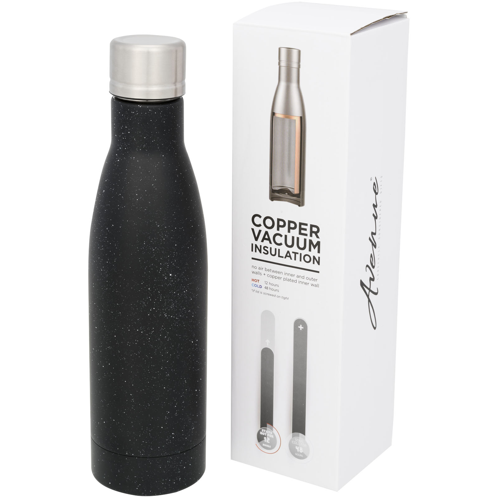 Vasa cętkowana butelka z miedzianą izolacją próżniową o pojemności 500 ml P067780C PFC-100518-W
