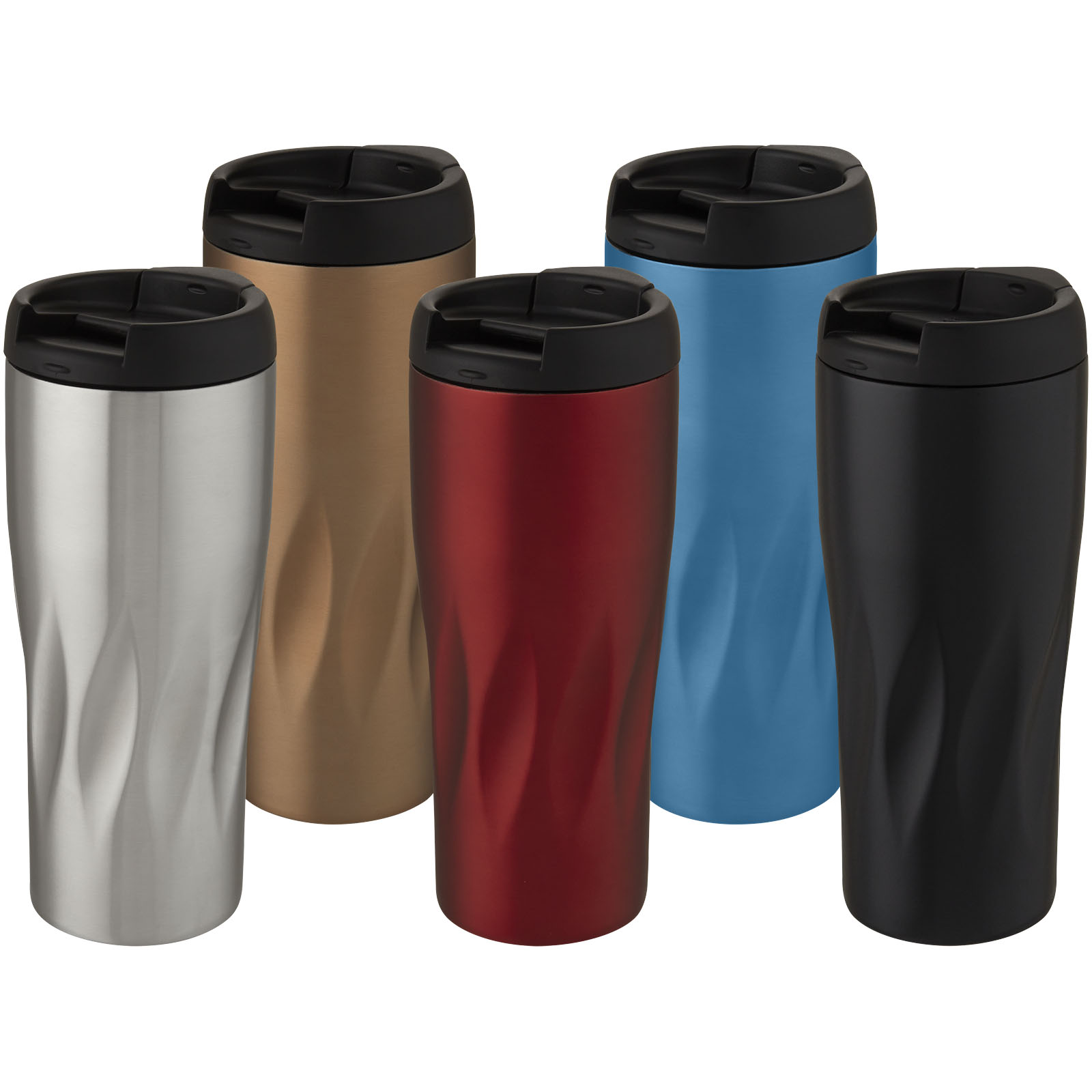 Waves miedziany kubek termoizolowany próżniowo o pojemności 450 ml P074981C PFC-100691-W