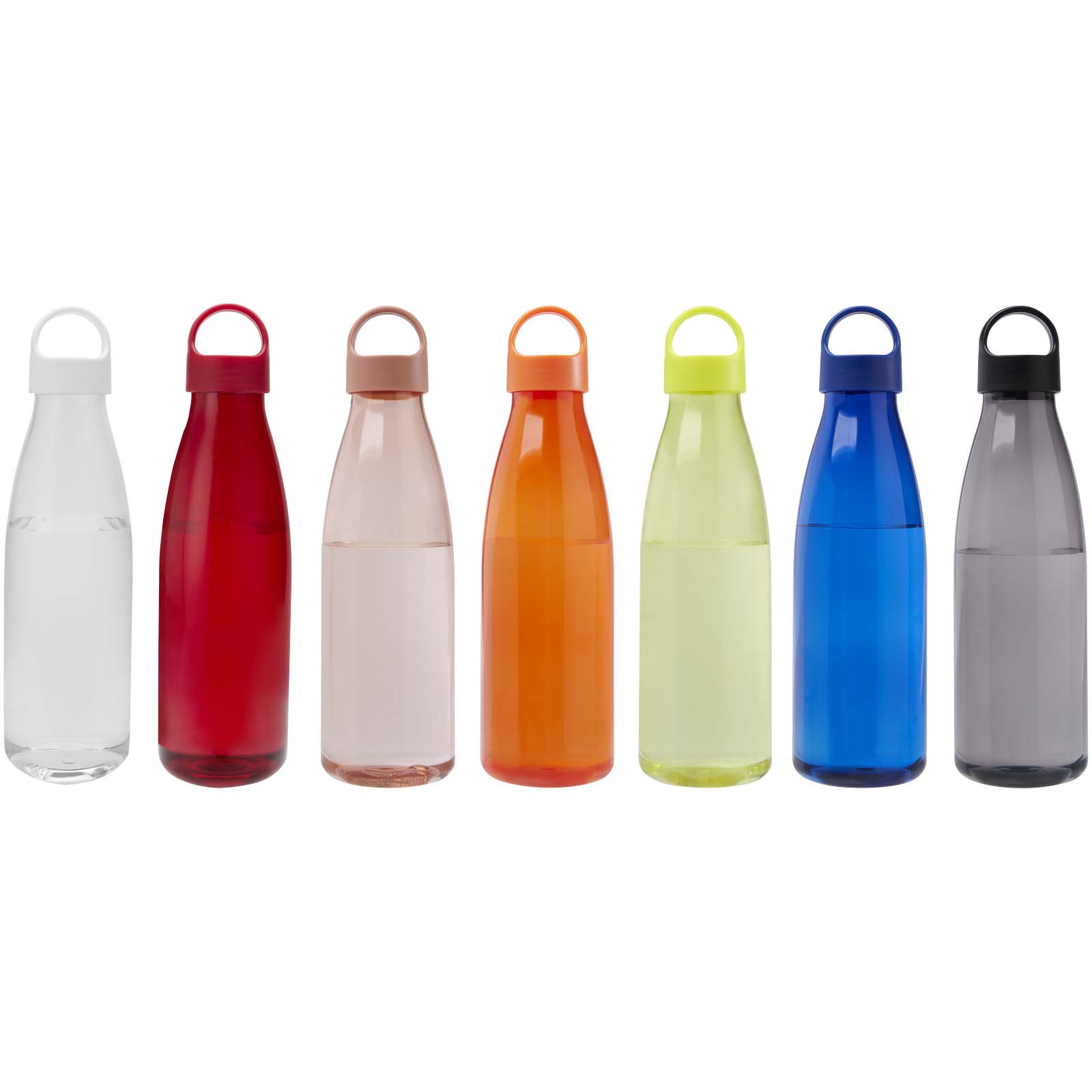 Bergen butelka na wodę o pojemności 800 ml z tworzyw sztucznych pochodzących z recyklingu P099908C PFC-100835-W