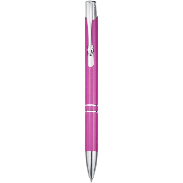 Moneta długopis z aluminium z recyklingu P076479C magenta