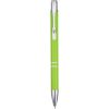 Moneta długopis z aluminium z recyklingu P076479C limonka