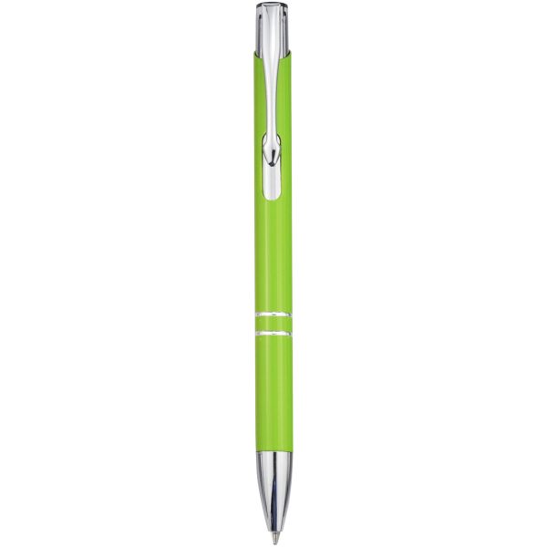 Moneta długopis z aluminium z recyklingu P076479C limonka