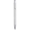 Moneta długopis z aluminium z recyklingu P076479C srebrny