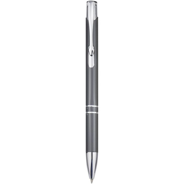 Moneta długopis z aluminium z recyklingu P076479C szary