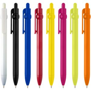 Fidget długopis z tworzyw sztucznych pochodzących z recyklingu P100535C PFC-107964-W
