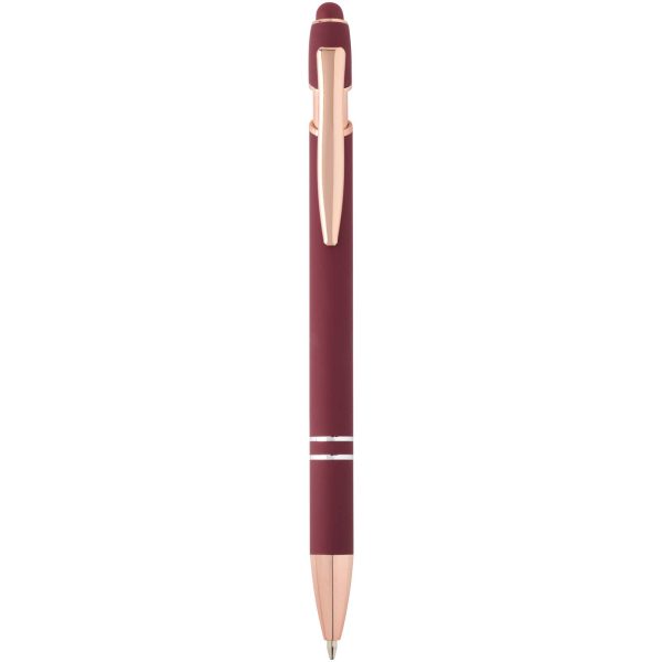 Nanna długopis z wykończeniem w kolorze różowego złota P100595C bordo