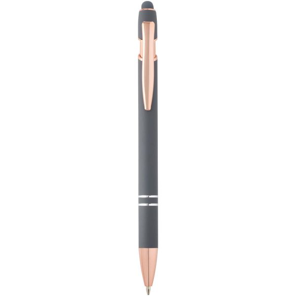Nanna długopis z wykończeniem w kolorze różowego złota P100595C twilight grey